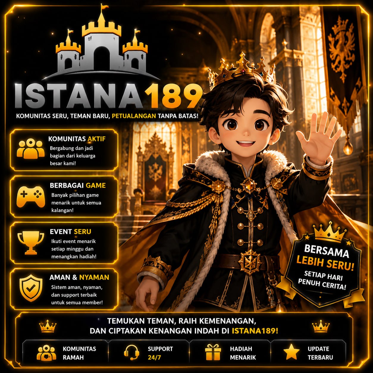 ISTANA189: Satu Tempat, Banyak Kemudahan dalam Genggaman